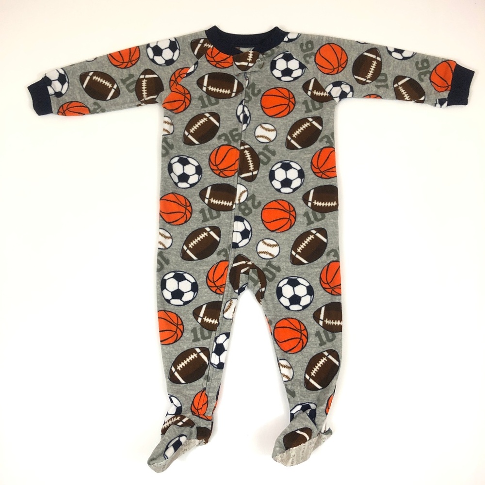 Carters Footies Baby Toddler Sport Print Sleepwear